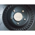 black cross drilled and slotted brake disc rotor DBA504